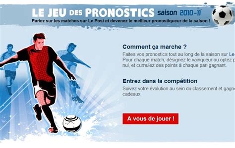 Pronostics sur le football .